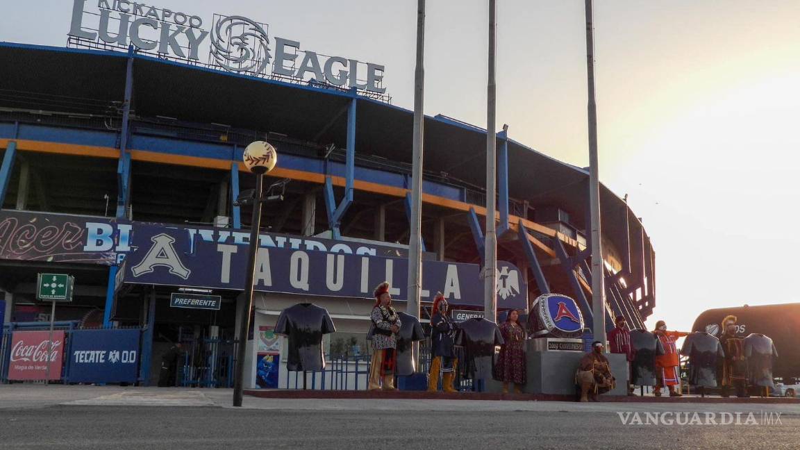 $!El estadio de los Acereros de Monclova ahora lleva el nombre “Kickapoo Lucky Eagle” como resultado del acuerdo de patrocinio con la Tribu Kickapoo.