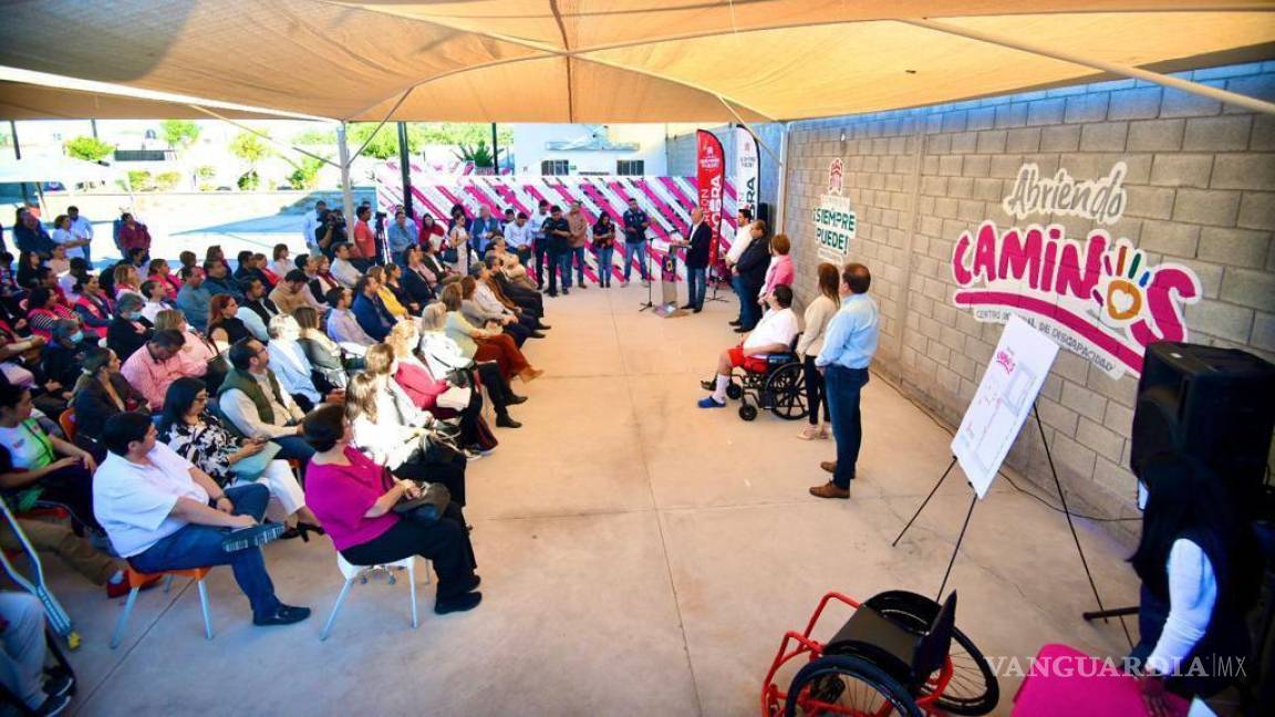 Román Alberto Cepeda inaugura el Centro Integral para Personas con Discapacidad ‘Abriendo Caminos’, en Torreón
