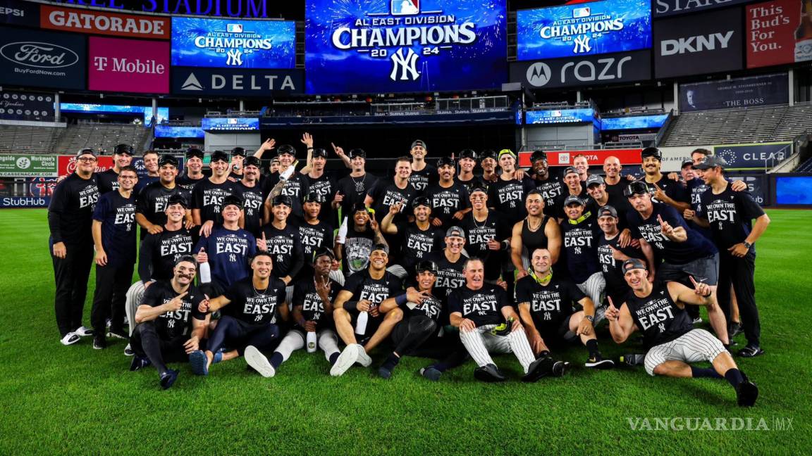 ¡Yankees es campeón en la MLB! Con el jonrón 58 de Judge incluido, Nueva York es campeón del Este de la Americana