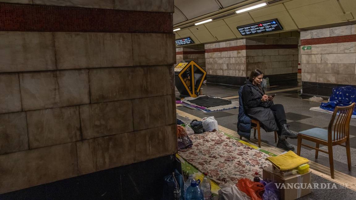 Vagones del metro se convierten en el hogar de ucranianos