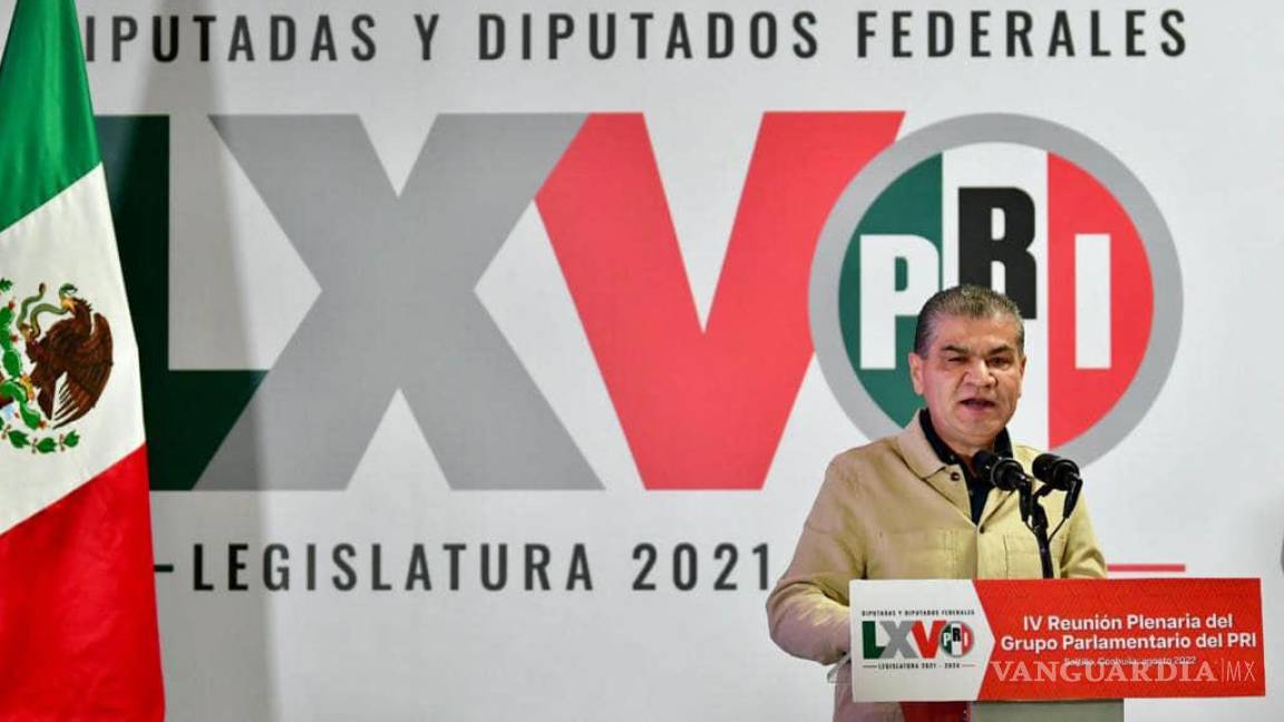 $!El gobernador Miguel Riquelme exhortó al PRI a mantener la unidad ante la presunta amenaza que representa Morena para el país.