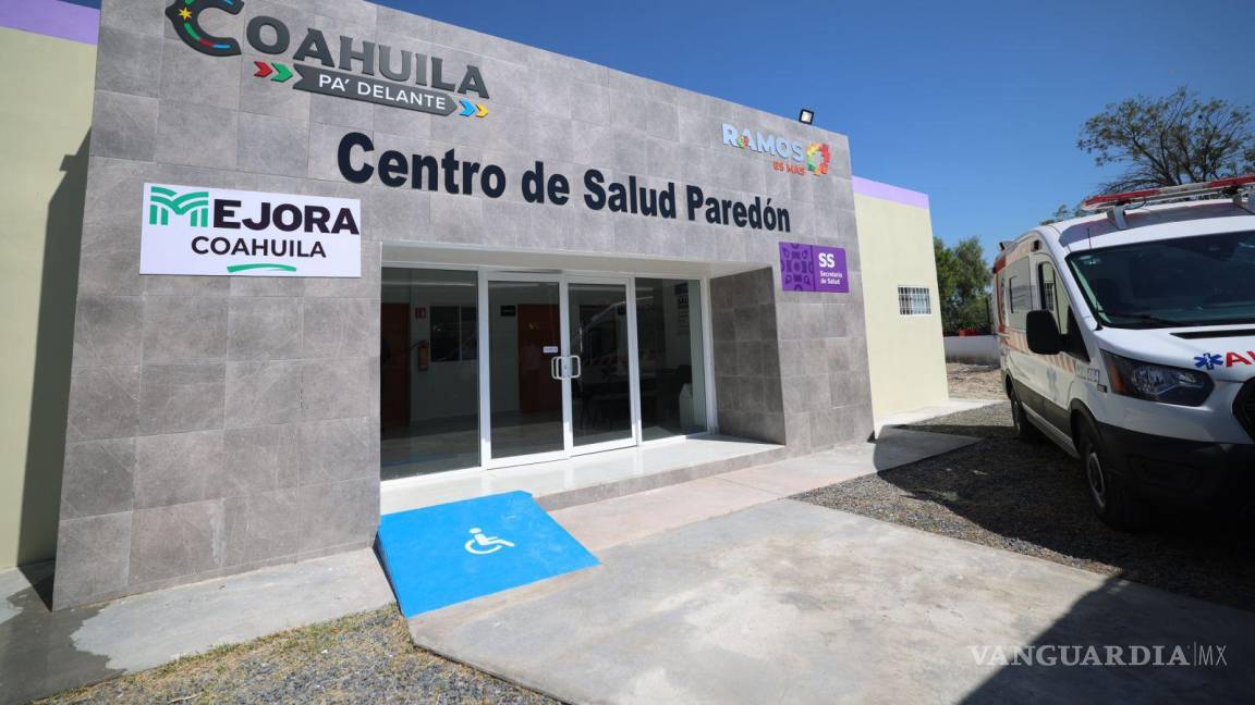 Inaugura Gobierno del Estado Centro de Salud en Paredón, Ramos Arizpe