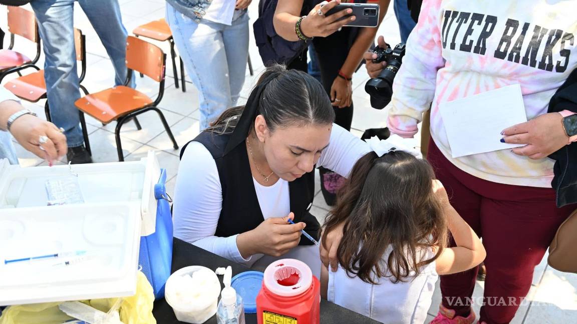 Arranca campaña ‘Vacúnate en tu Escuela’ para proteger a los niños de la Región Centro-Desierto