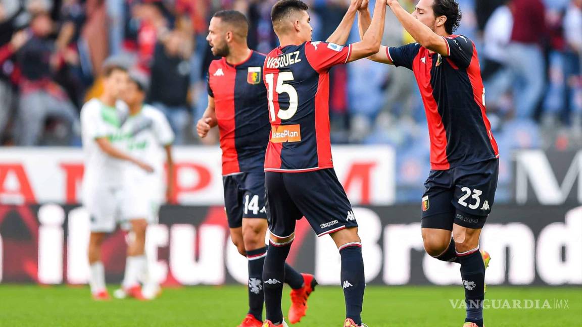 Johan Vásquez lidera el triunfo del Genoa sobre el Sassuolo en la Serie A
