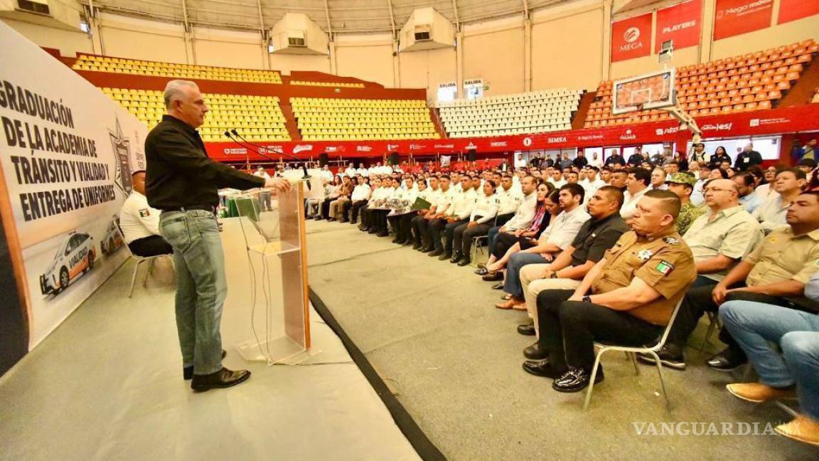 Se graduaron 68 cadetes egresados de la Academia de Tránsito de Torreón