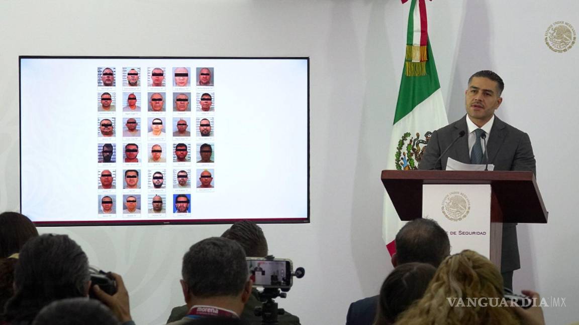 $!Omar García Harfuch, secretario de Seguridad y Protección Ciudadana da a conocer los pormenores de las 29 extradiciones de narcotraficantes a EU.
