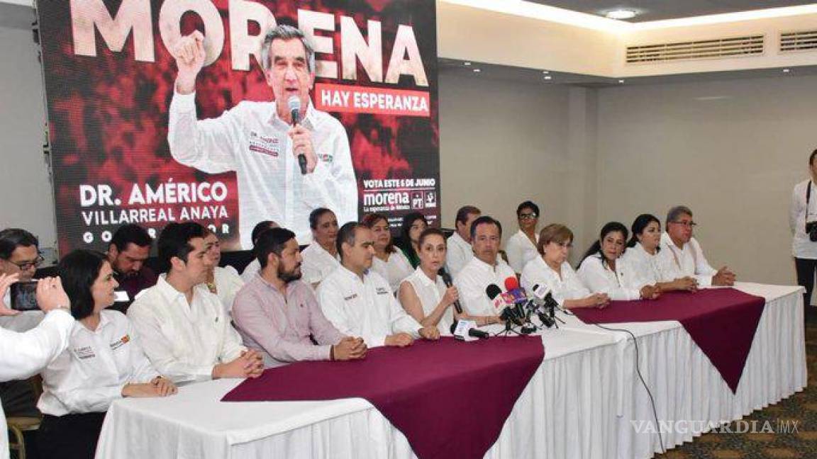 $!“México está listo para una presidenta”, asegura Sheinbaum en Tamaulipas; descarta estar precampaña