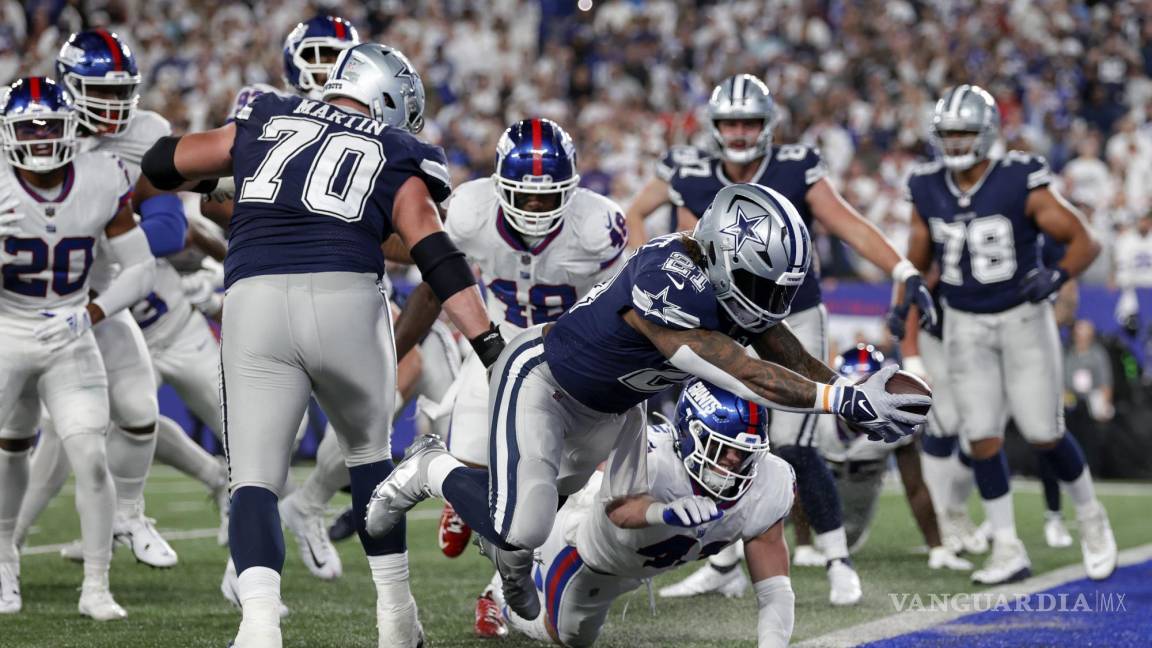Cowboys arrebata el invicto a Giants en cierre de semana 3