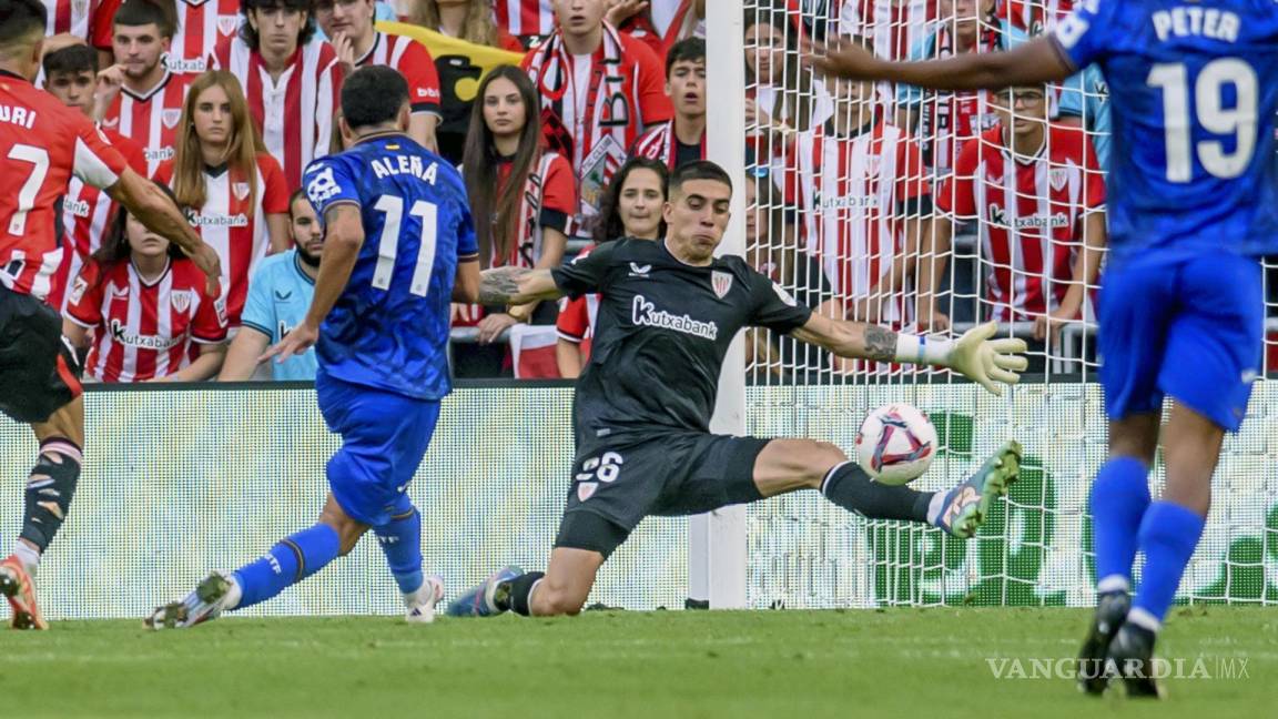 Mexicano Alex Padilla debuta en arranque de LaLiga Española con el Athletic de Bilbao