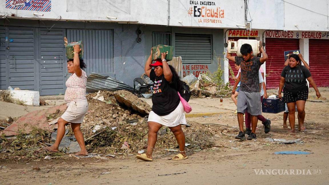 Emergencia alimentaria no ha terminado en Acapulco; Cruz Roja pide contribución de ciudadanos
