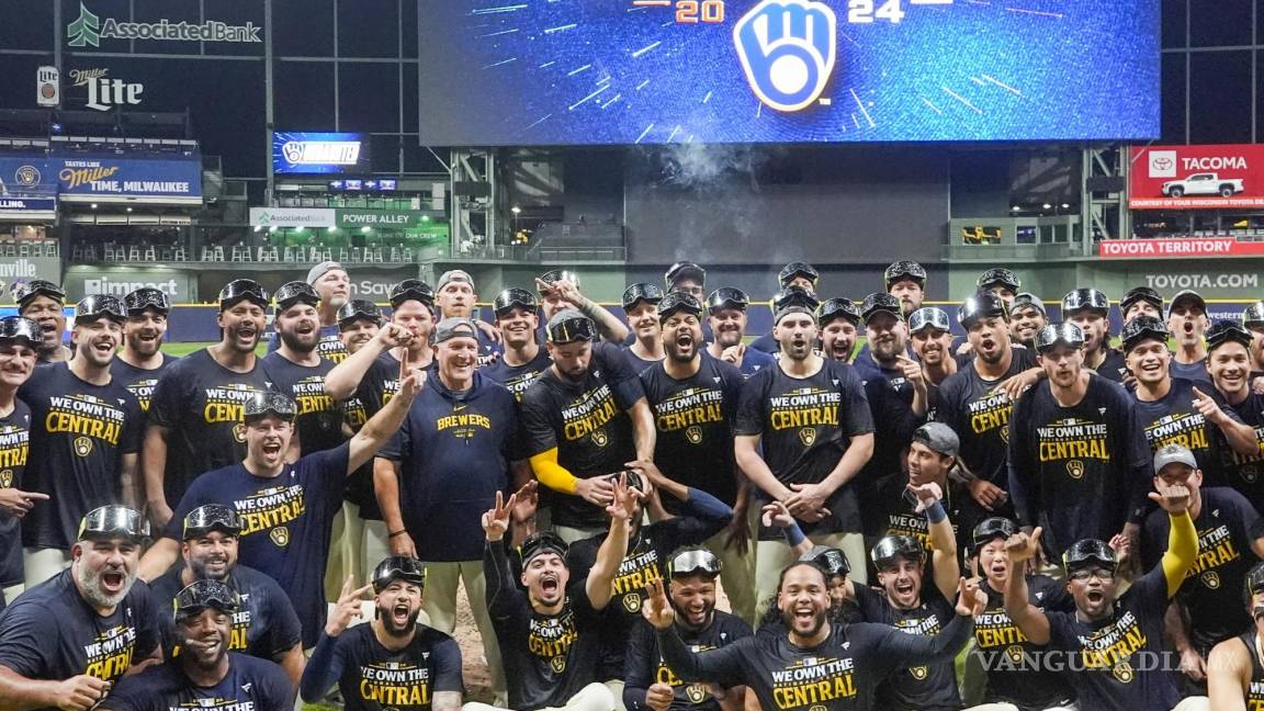 ¡Brewers campeón en la MLB! Milwaukee se corona en la Central de la Nacional y es el primer equipo en llegar a Playoffs