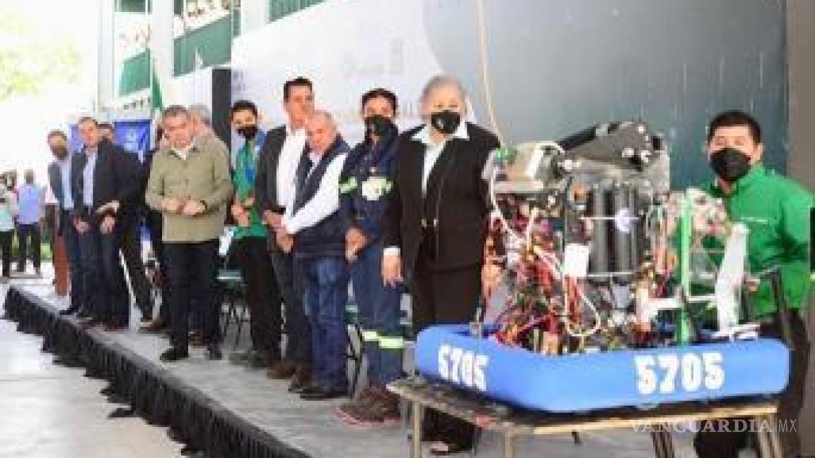 Reconoce MARS a equipo del CONALEP Torreón que triunfó en regional de robótica