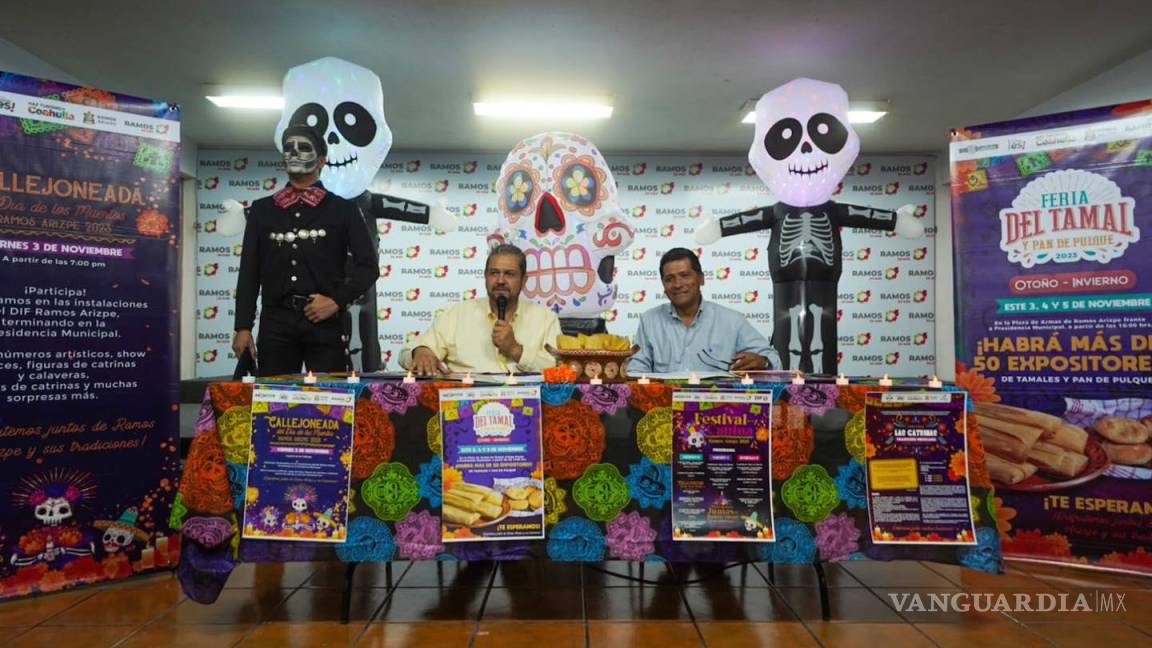 Con callejoneada y tamales, festejará Ramos Arizpe Día de Muertos; aquí te presentamos las actividades