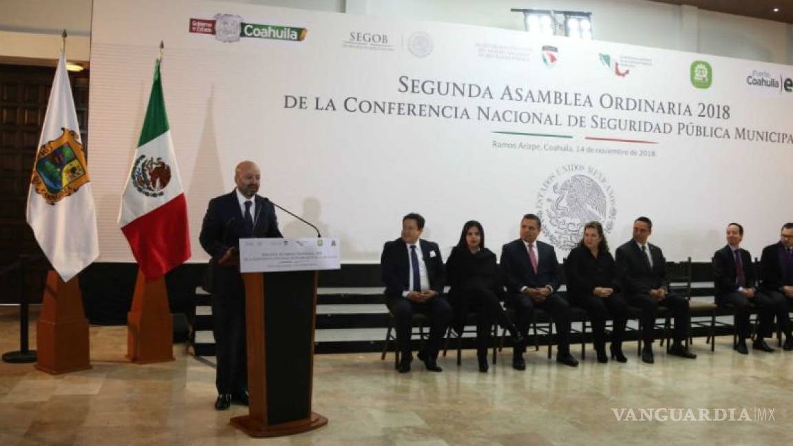 Inauguran en Coahuila 'Asamblea de Secretarios de Seguridad'; Renato Sales se despide