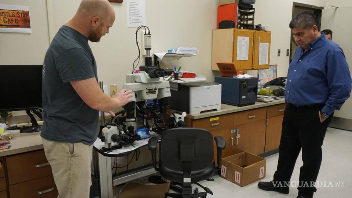 $!Miguel Riquelme visita laboratorio de criminología en Luisiana, EU