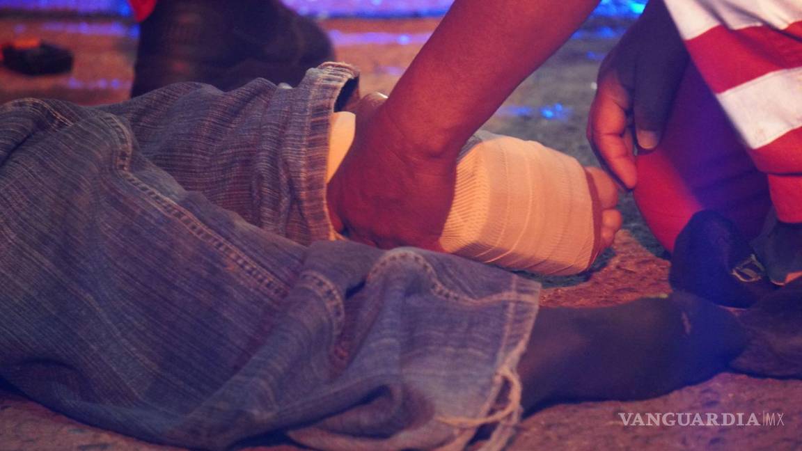 $!El accidente ocurrió en el bulevar Emilio Arizpe de la Maza, al sur de Saltillo.