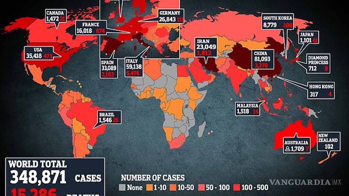 $!Coronavirus: El número de muertos por COVID-19 en España aumenta a 514 en un día