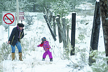 $!#Yoenlanieve, turistas y diversión en Arteaga