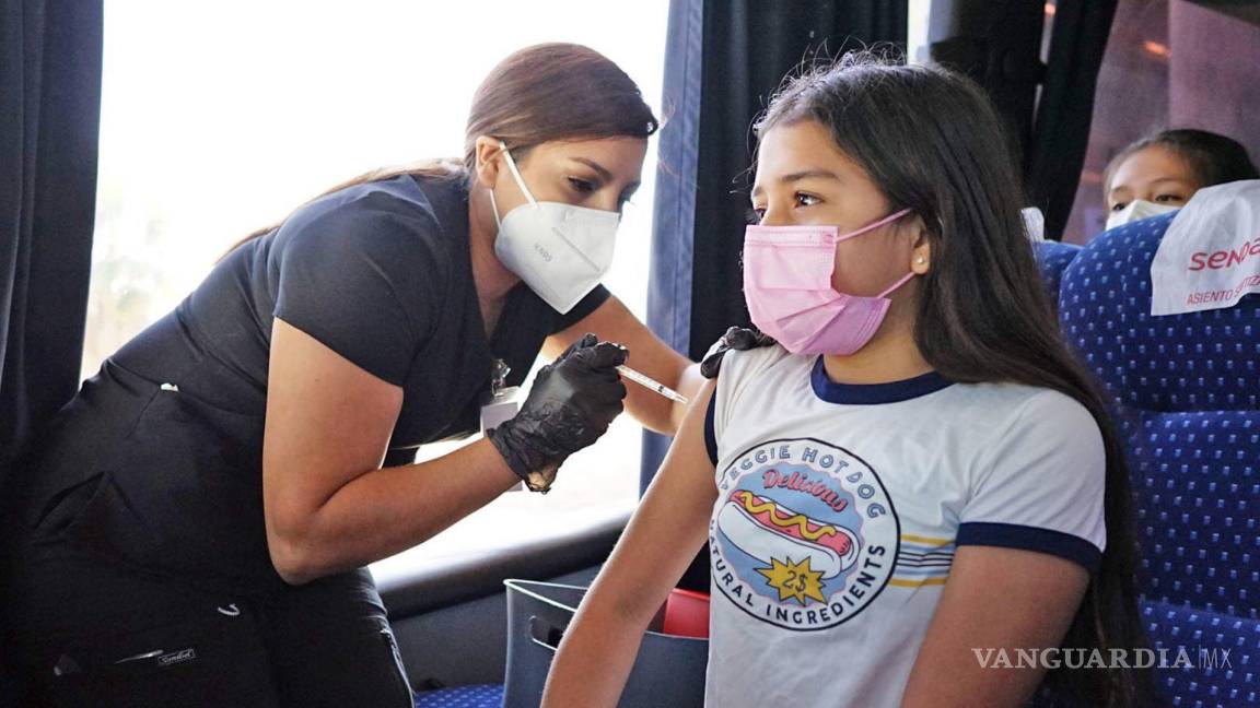 Por vacaciones de Semana Santa suspenderán vacunación COVID-19 a niños de Coahuila