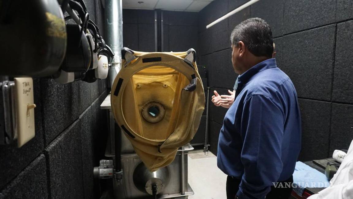 $!Miguel Riquelme visita laboratorio de criminología en Luisiana, EU