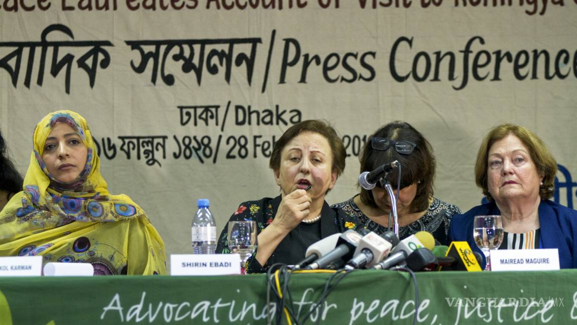 Tres Nobel de la Paz acusan a Aung San Suu Kyi de genocidio hacia los Rohingyas