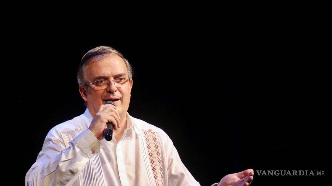 Niega Ebrard que haya ‘línea’ desde Palacio Nacional para encuesta en Morena