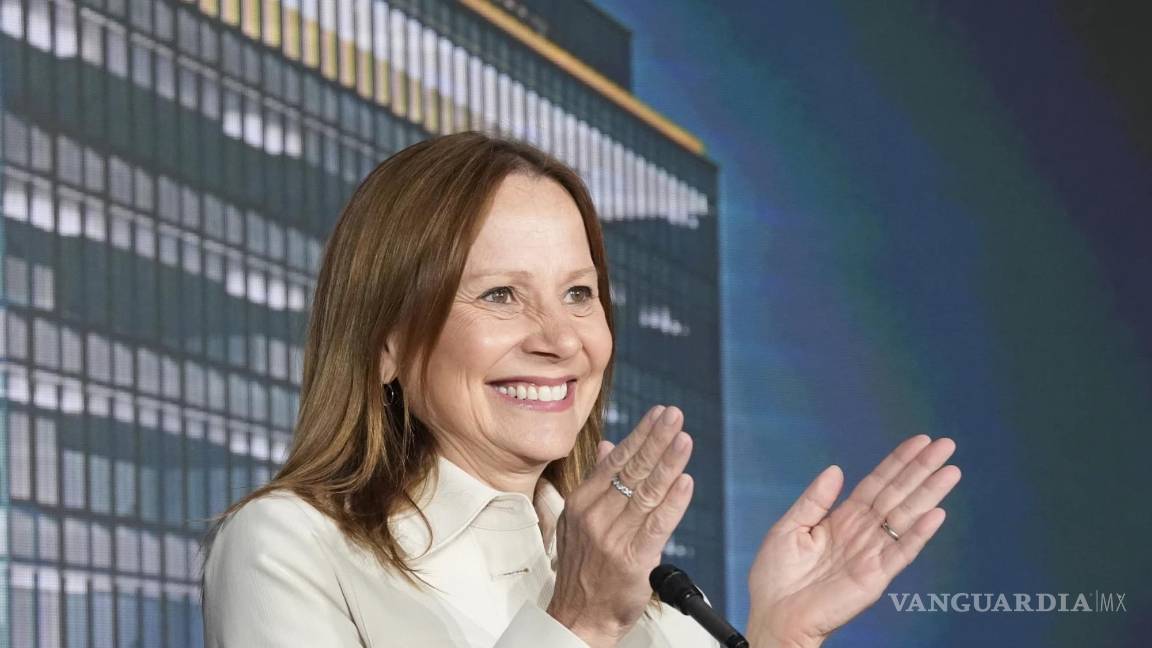 $!Mary Barra además se refirió a los aranceles que Trump expresado que quiere aplicar a las importaciones procedentes de México y Canadá.