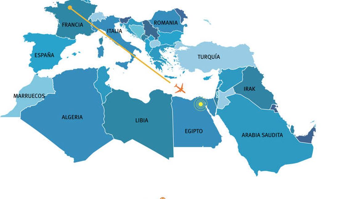 $!Avión de EgyptAir desaparecido con 66 personas se estrelló en el Mar Mediterráneo: Hollande