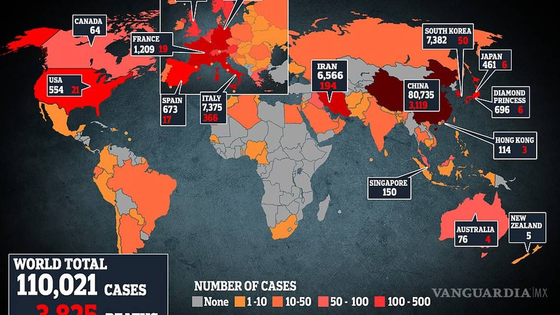 $!Mueren 97 personas en Italia por coronavirus en un día; llegan a la cifra de 463 fallecidos