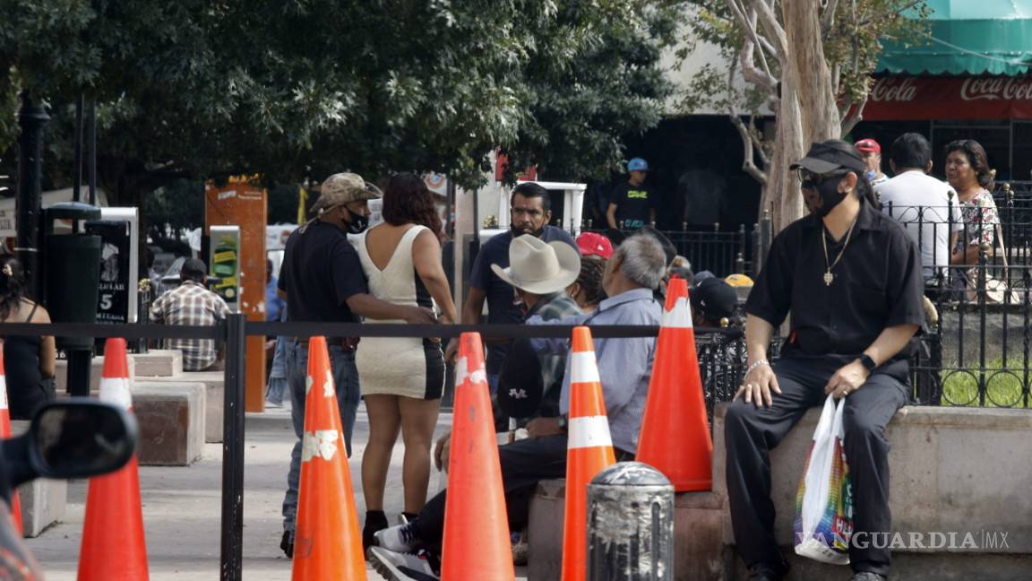 $!Centro Histórico de Saltillo, habitado por la prostitución; otro efecto de la pandemia