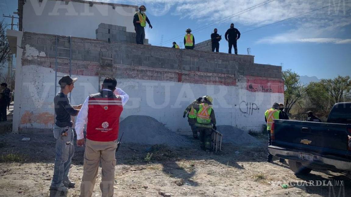 Trabajador muere electrocutado mientras realizaba labores de albañilería, al oriente de Saltillo