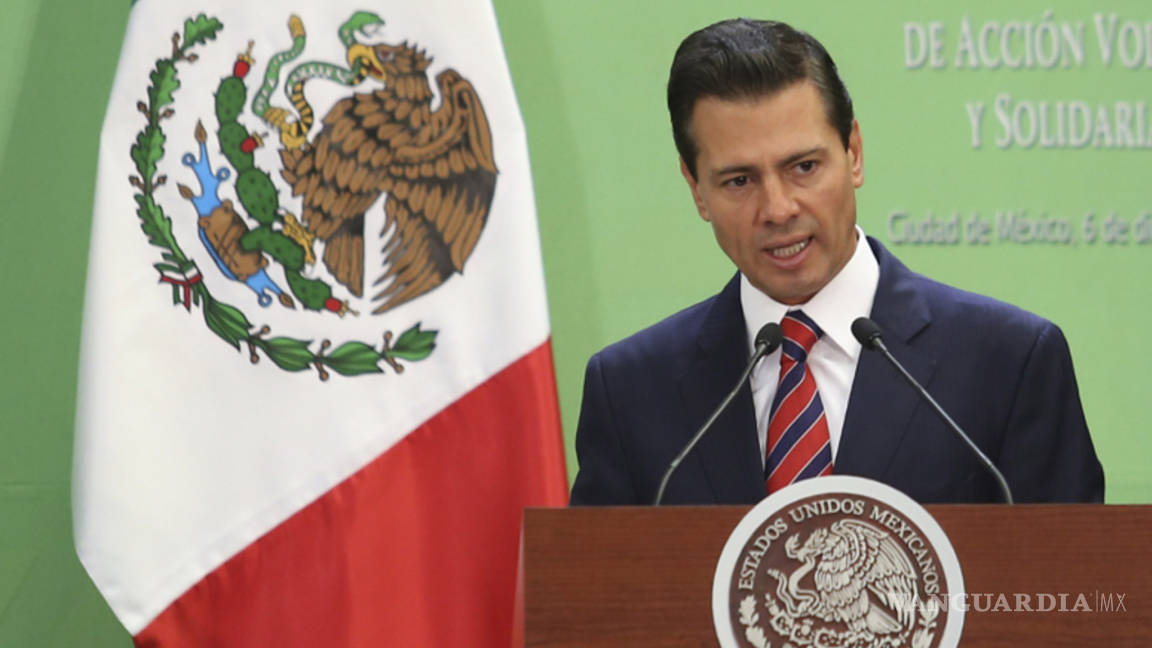 Peña Nieto pide en Navidad poner “en alto&quot; a México