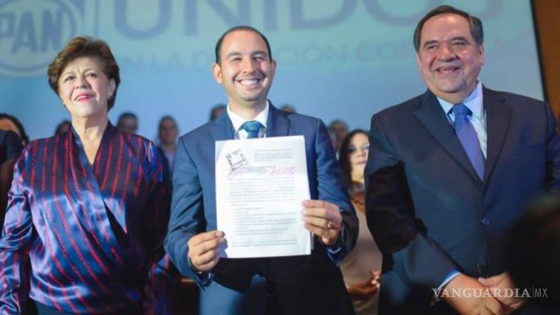 Marko Cortés se registra como candidato a dirigencia nacional panista