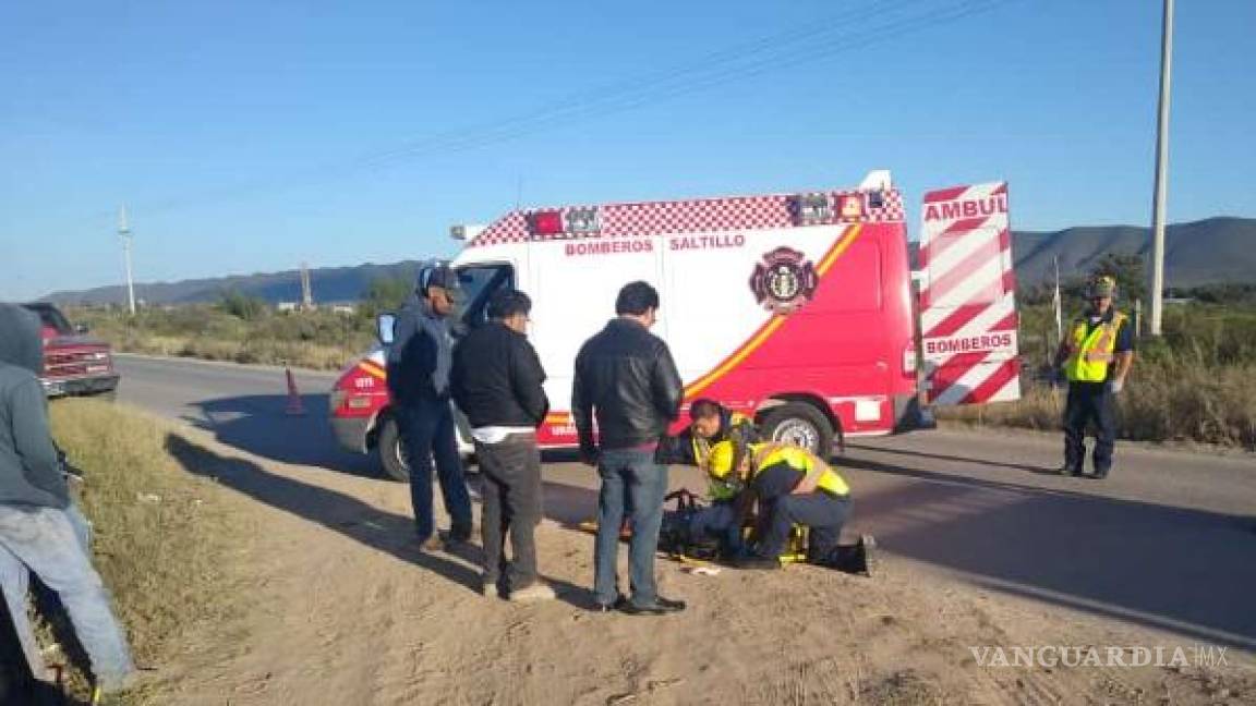Camión de transporte arrolla y mata a ciclista en la carretera a Derramadero