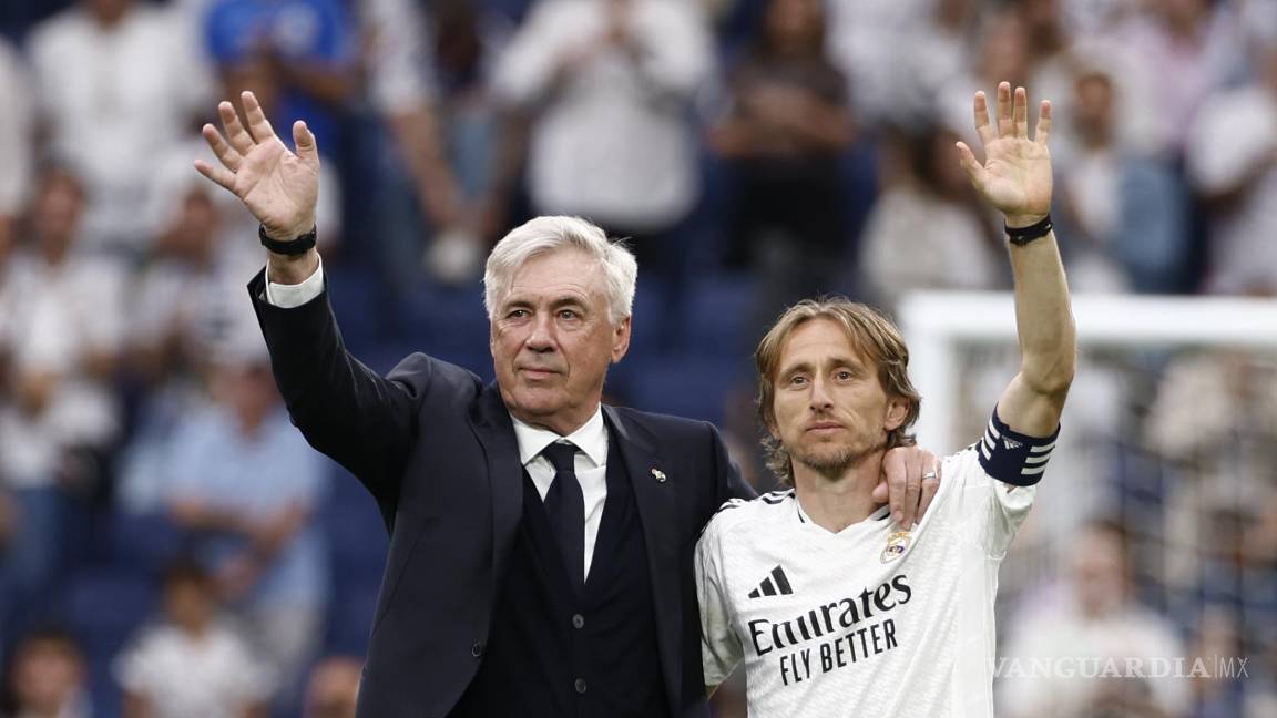 $!Modric y Ancelotti cerraron sus ciclos en el Real Madrid con homenajes, ovaciones y un último triunfo que selló una era llena de gloria en el Bernabéu.
