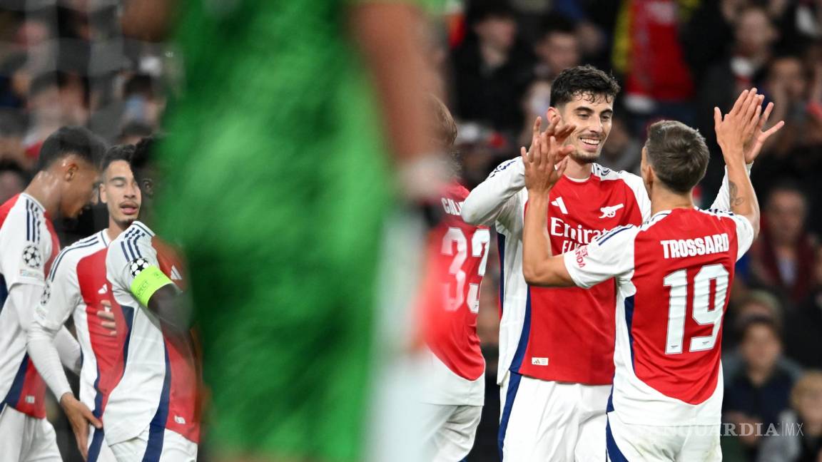 Arsenal le demuestra al PSG como se juega la Champions League y les ganan en Londres