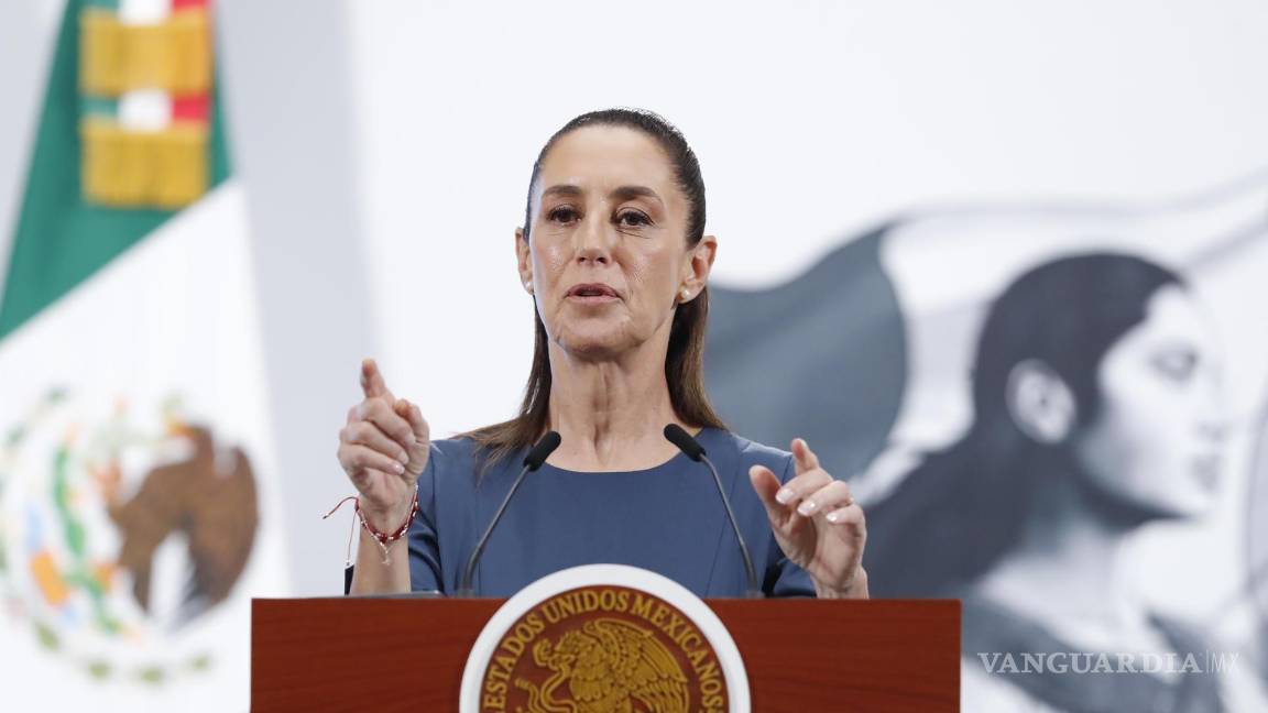 $!La presidenta Claudia Sheinbaum. México, principal receptor en la región, acumuló 64,745 millones de dólares en remesas en 2024, equivalentes al 3.4 % del PIB.