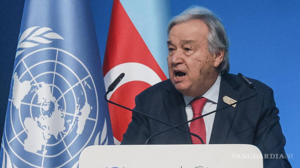 António Guterres pide gravar aviación y transporte marítimo para financiar la transición climática