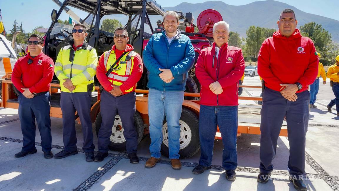 Listo Ramos Arizpe para la temporada de incendios forestales