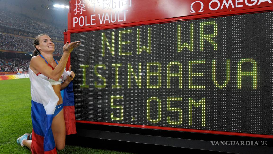 $!Yelena Isinbáyeva; la 'Diosa del Olimpo' que no estará en Río 2016