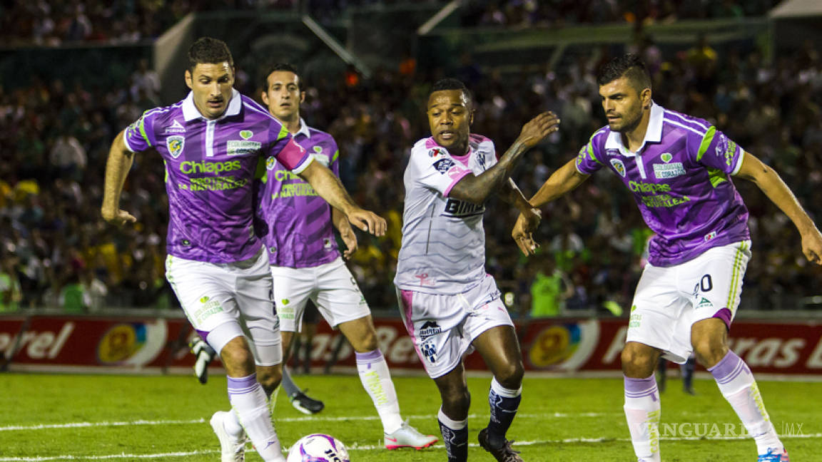 El colombiano Dorlan Pabón salva al Monterrey de una derrota ante el Chiapas