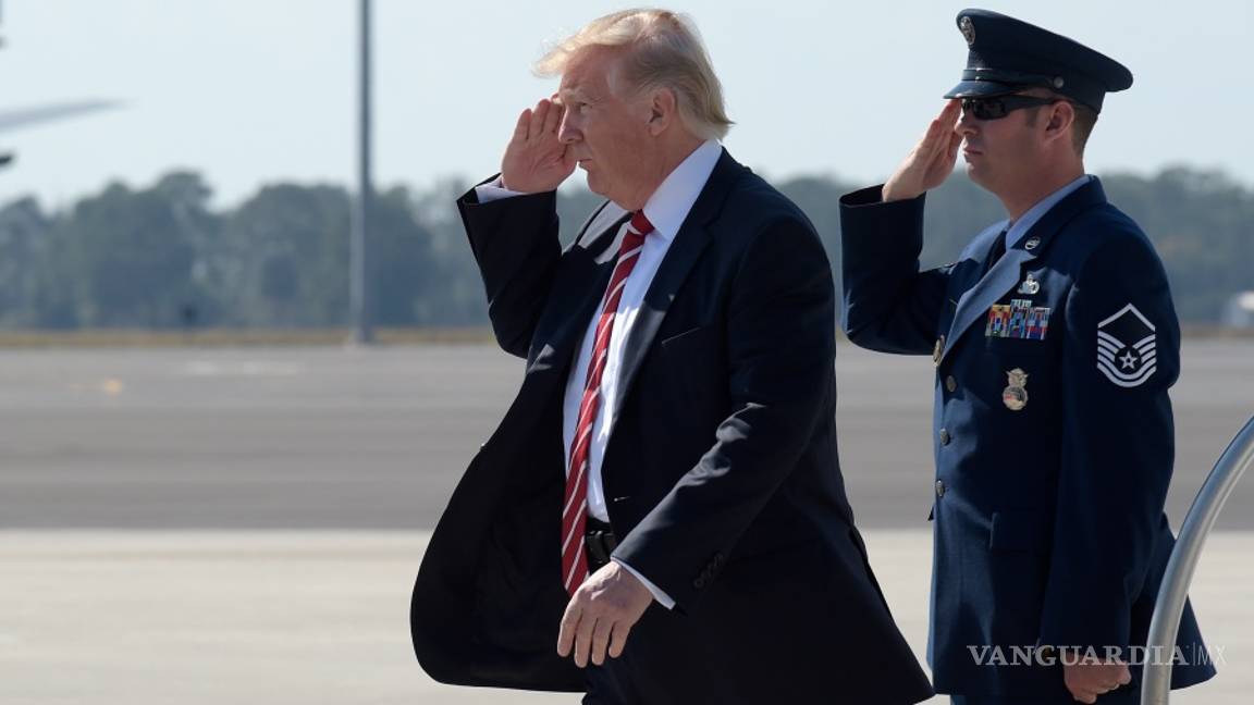 $!Trump visita base militar donde está el corazón de lucha antiterrorista