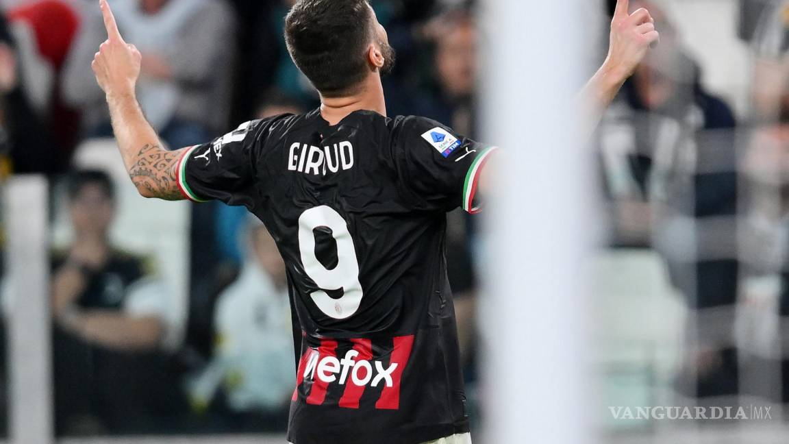 Con gol de Giroud, Milan vence 1-0 a la Juventus y asegura su lugar en la Champions League