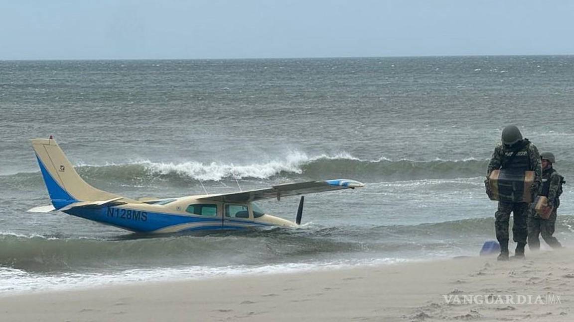 $!La Fuerza Aérea interceptó una avioneta con 500 kilos de cocaína en Oaxaca