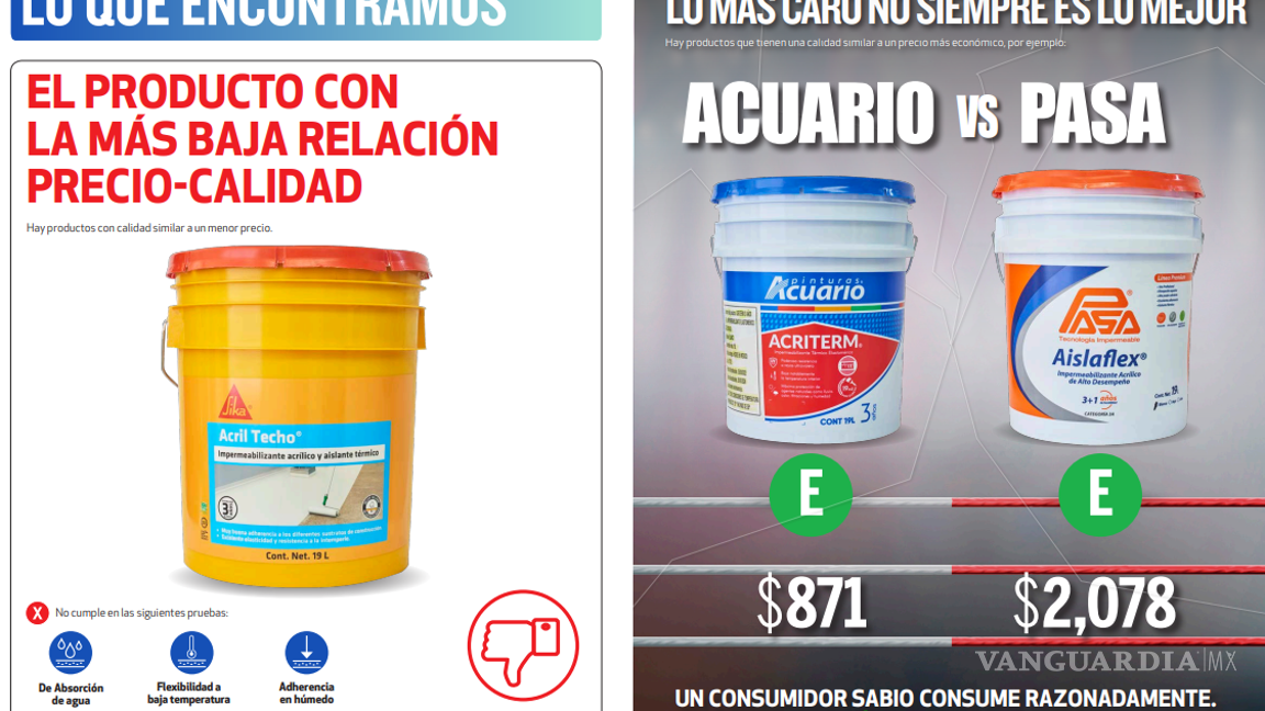 $!Acuario, Thermotek o Comex... ¿Cuál es el mejor impermeabilizante para no tener goteras en esta temporada de huracanes?