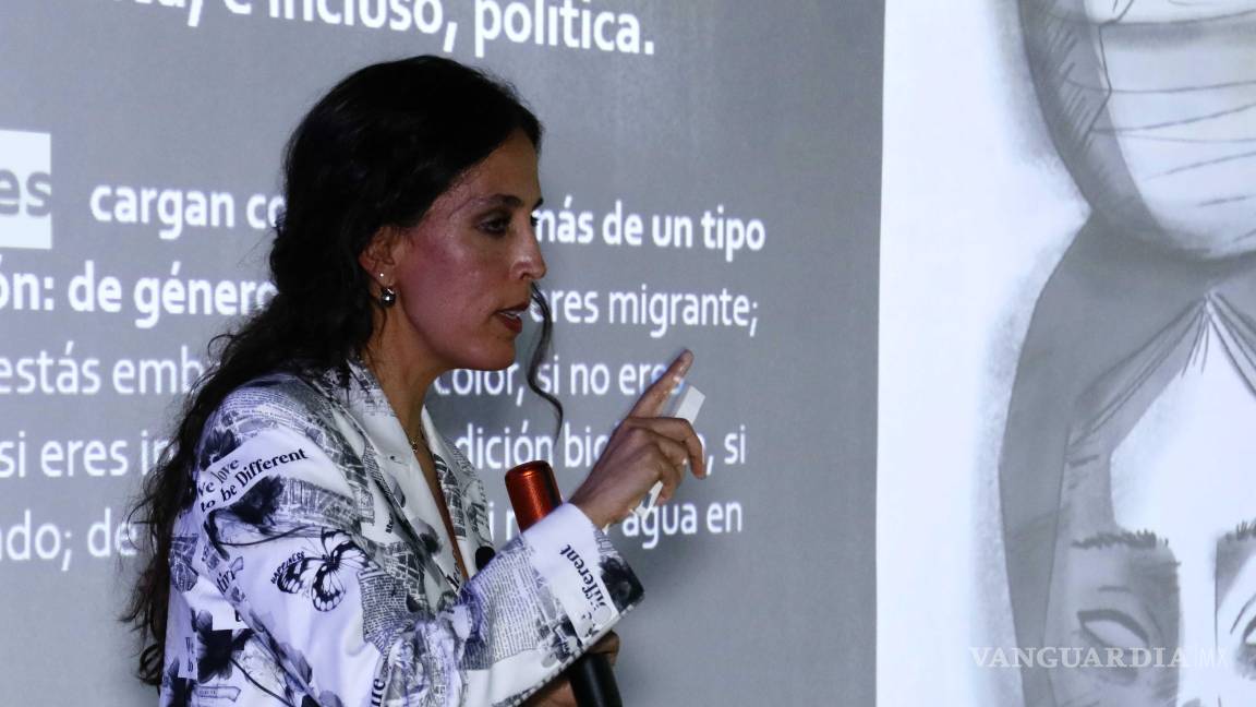 $!La especialista originaria de Saltillo advirtió que el uso intensivo del agua y la incertidumbre climática incrementan el riesgo de crisis hídricas en la región.