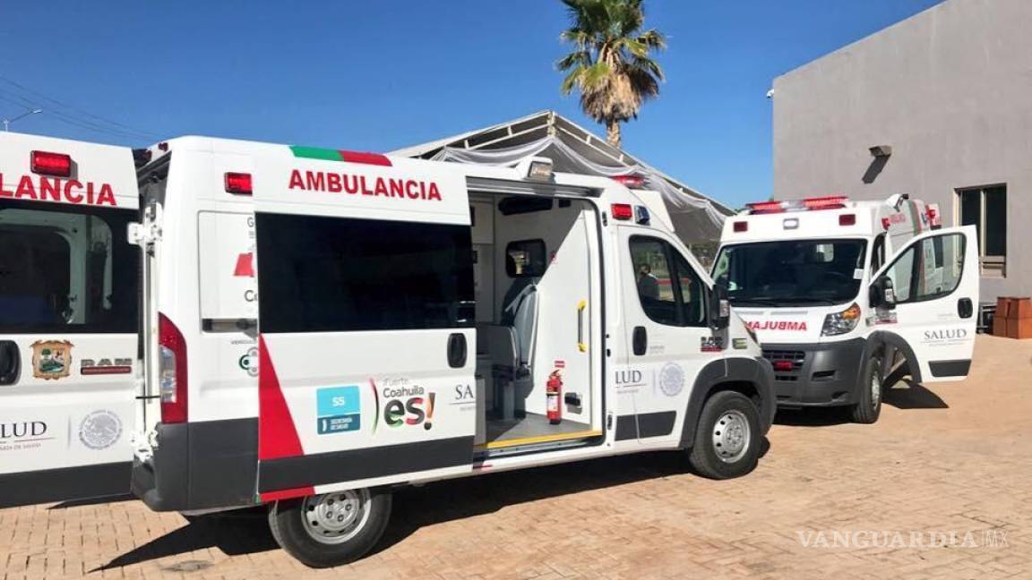 Recibe Coahuila donativo para equipar ambulancias de terapia intensiva