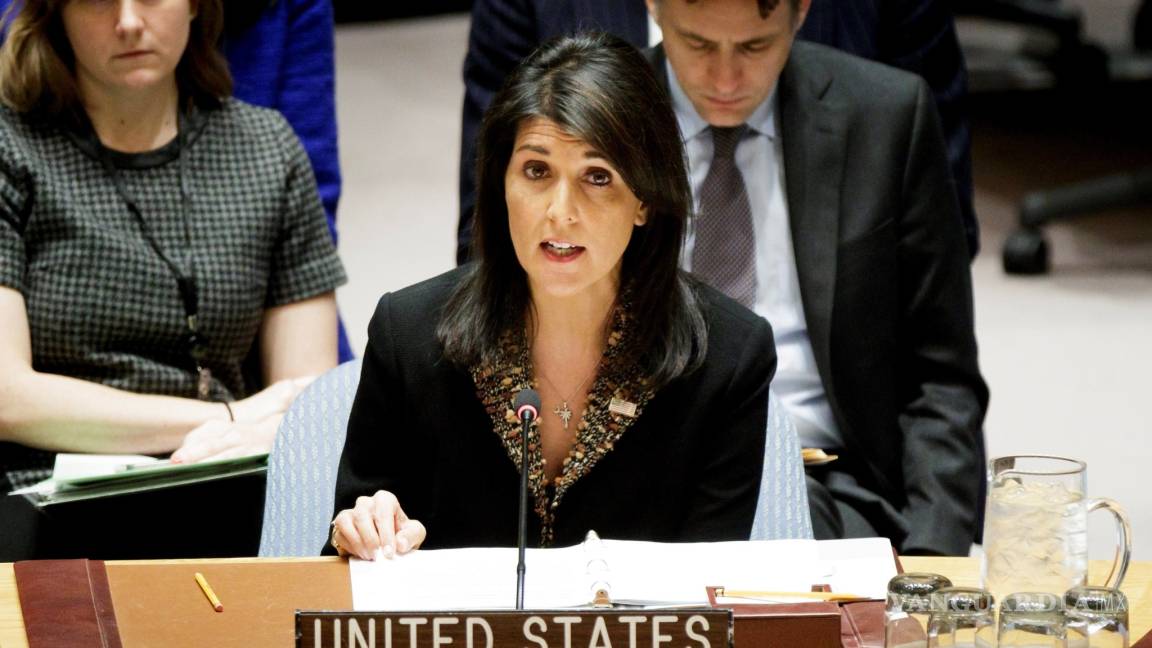 Amenaza Nikki Haley con represalias a países que voten en contra de EU en la ONU