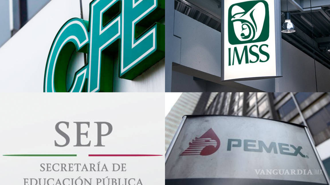 IMSS, SEP, Pemex y CFE, las dependencias con mejores prestaciones