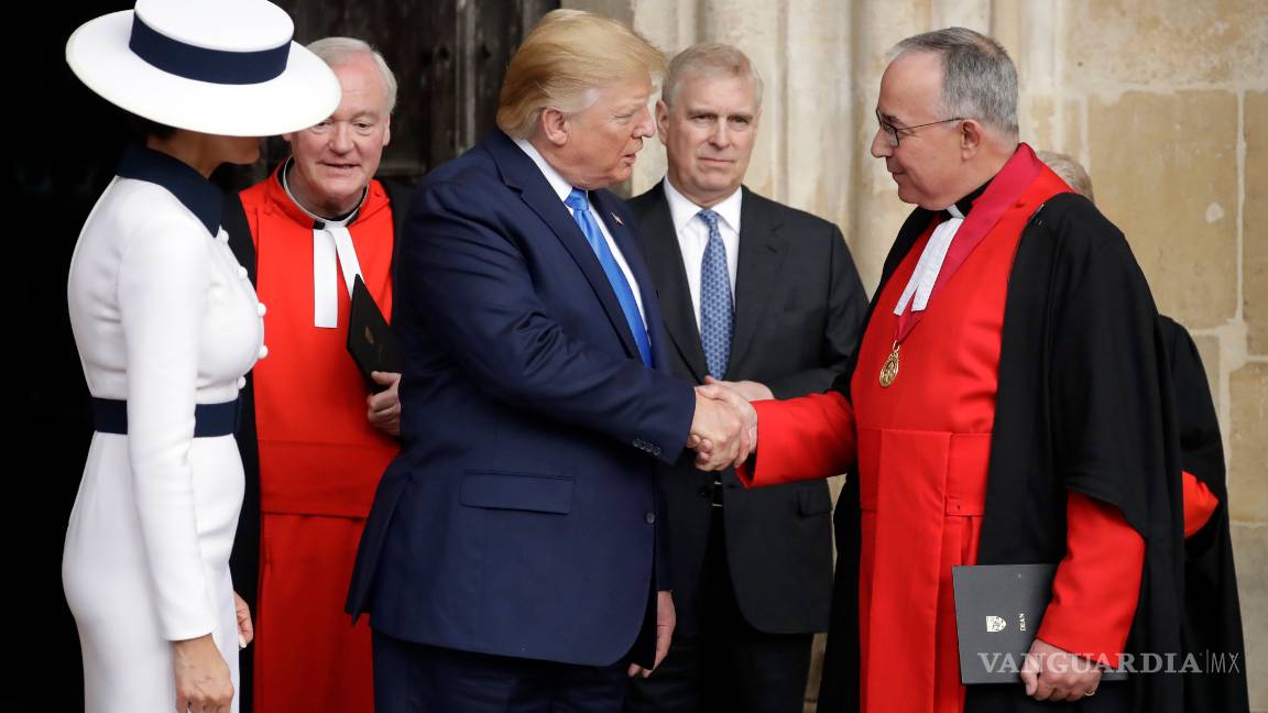 $!Inicia Trump en Londres su visita de Estado criticando al alcalde Sadiq Khan